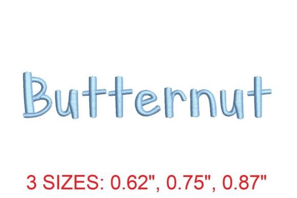Butternut Embroidery Font: A Stylish Script for Your Projects