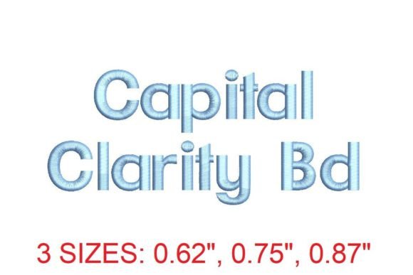Capital Clarity Bold Font for Premium Sweatshirts