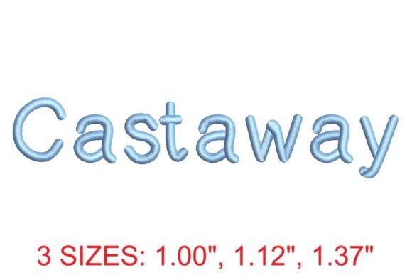 Castaway Embroidery Font: A Designer's Review