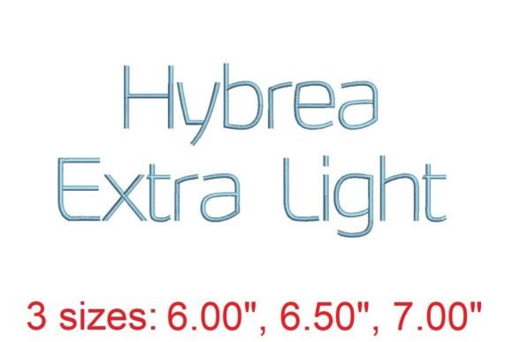 Elegance in Embroidery: Hybrea XI Font Review