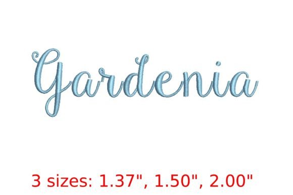 Enchanting Gardenia Font for Personalized Gifts