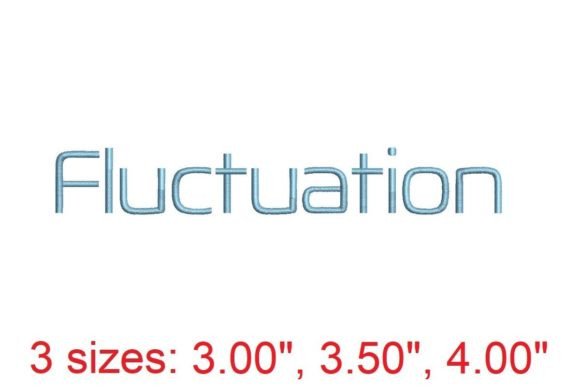 Fluctuation Embroidery Font: A Versatile Holiday Choice