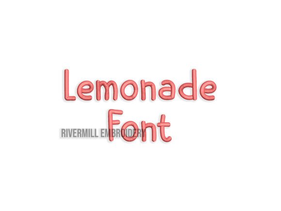 Lemonade Font: A Refreshing Choice for Seasonal Embroidery