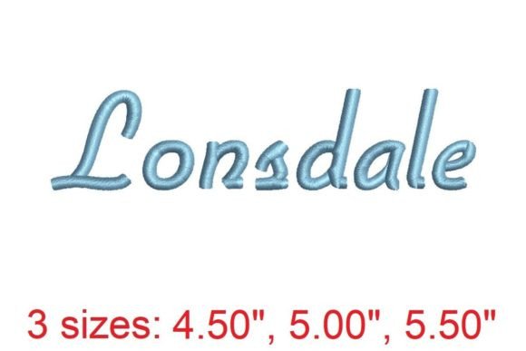 Lonsdale: A Versatile Embroidery Font for Creators