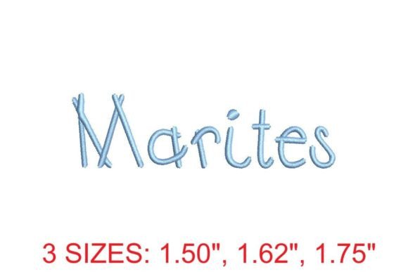 Marites Font: A Versatile and Elegant Embroidery Choice