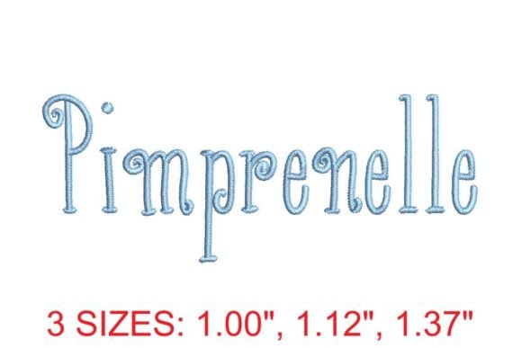 Pimprenelle Embroidery Font: A Stylish Choice