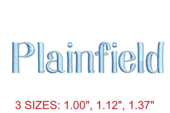 Plainfield Embroidery Font: A Versatile and Elegant Choice
