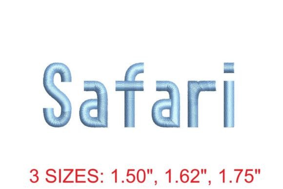 Safari Embroidery Font: A Wild Adventure in Stitches