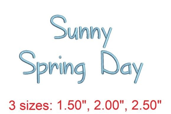 Sunny Spring Day: A Breath of Fresh Embroidery